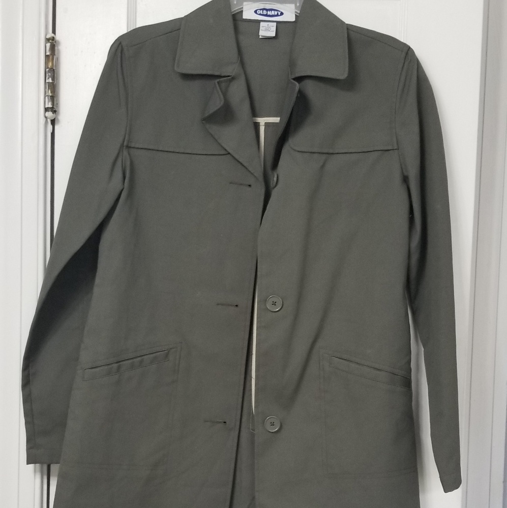 Long casual trench style